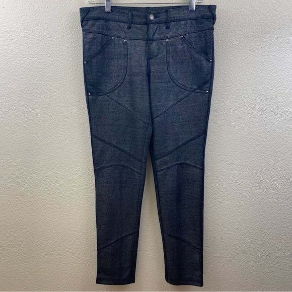 Free People Metallic Stretchy Pants - Picture 2 of 6